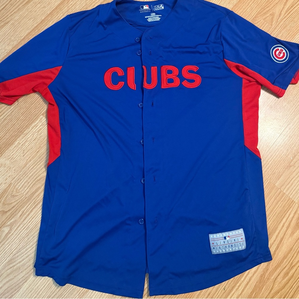 Genuine Merchandise Blue and Red Cubs Jersey